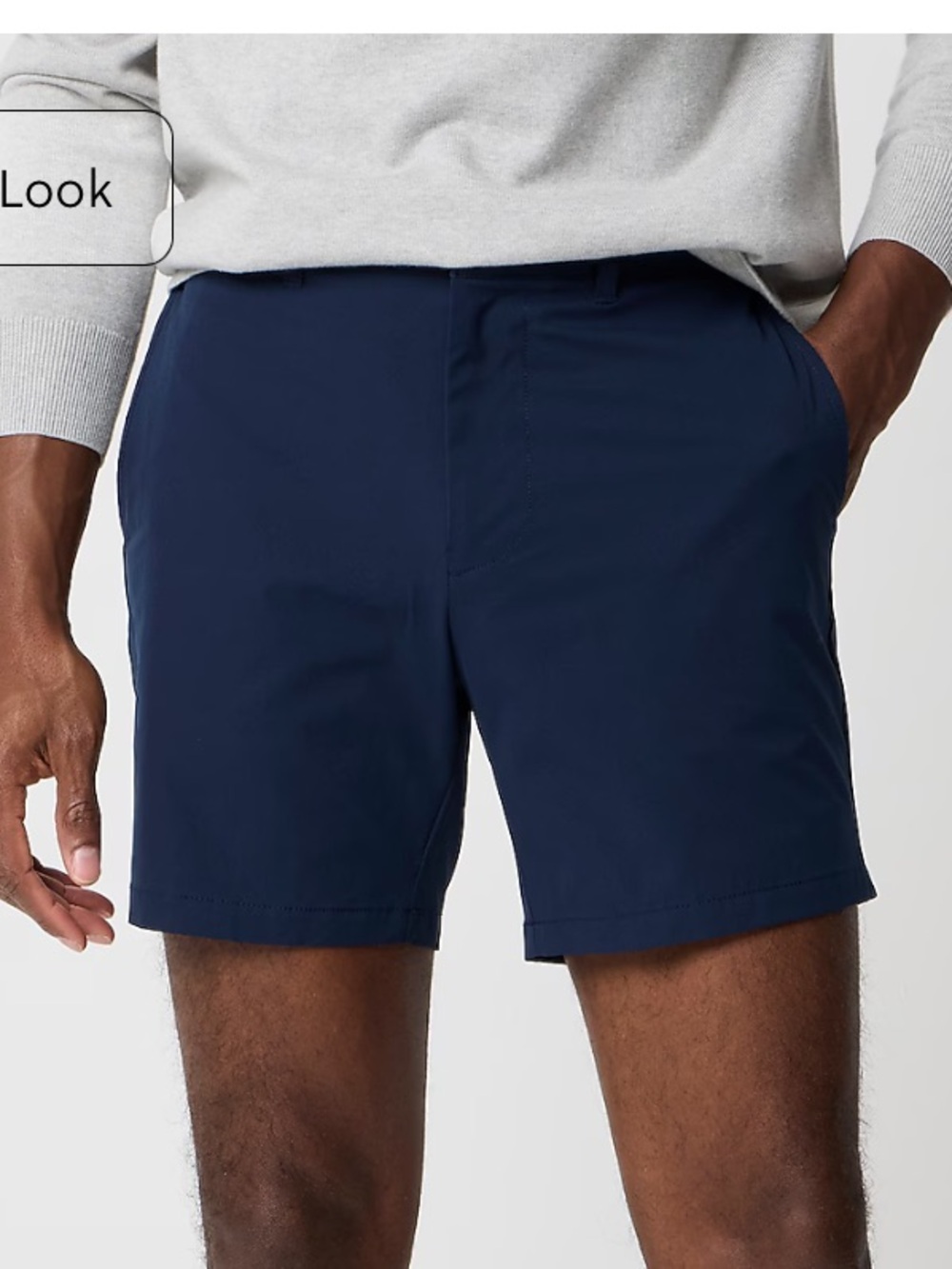 J Crew navy shorts.